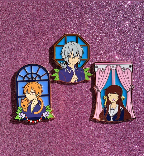 Stained Glass Furuba Pins